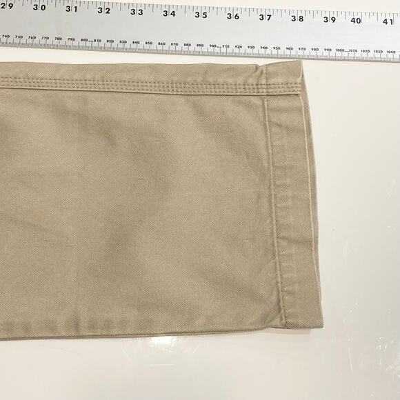 XLARGE Pants Men W32, Beige,Logo-Print,Zip,Pocket,Cotton100% - Picture 8 of 16